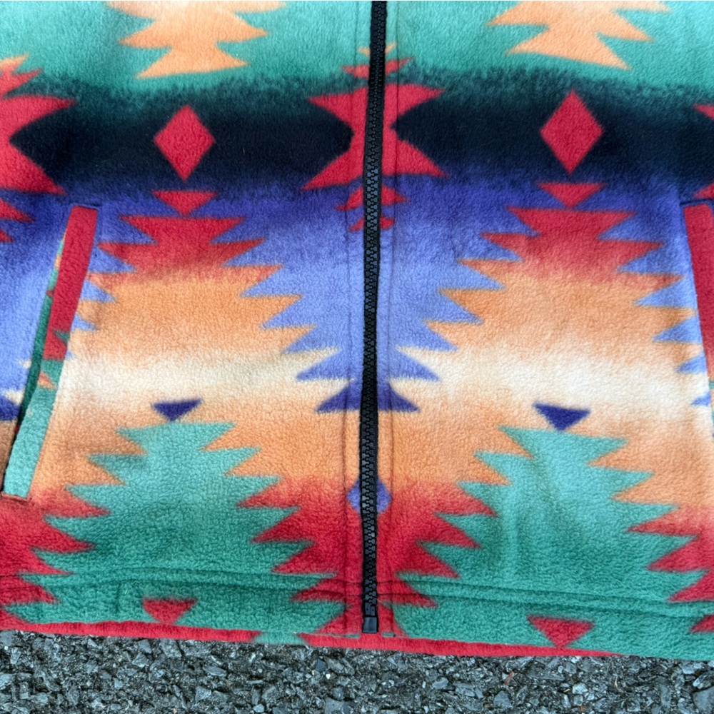 Chaps Multicolor Zip-Up Vest - Picture 4 of 5
